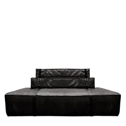 Divano Docker in pelle nera*DLA Design Lab Discount
