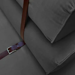 Divano Docker in velluto grigio cenere*DLA Design Lab