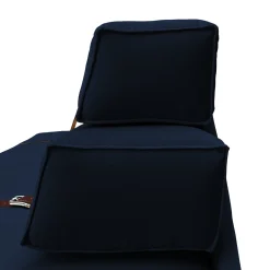 Divano Docker in velluto blu navy*DLA Design Lab Sale