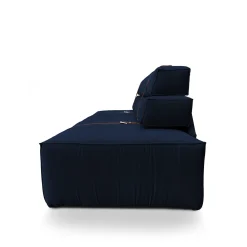 Divano Docker in velluto blu navy*DLA Design Lab Sale