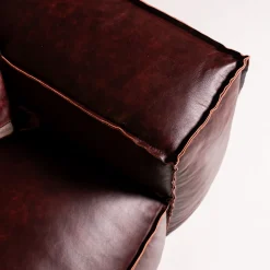 Divano Dodo in Pelle Mogano*Mantellassi 1926 Online