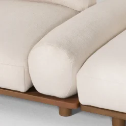 Divano Ellipse White a 3 moduli di Chiara Andreatti*Gebrüder Thonet Vienna GmbH (GTV) – Wiener GTV Design Clearance