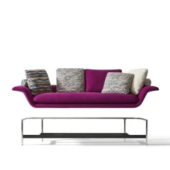 Divano Esosoft 3 posti viola di Antonio Citterio*Cassina Online