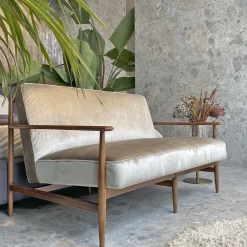 Divano Gaia in Noce*mg12 by Monica Geronimi Online