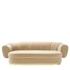 Divano Grace a quattro posti in tessuto beige di Studio 63*Marioni Online
