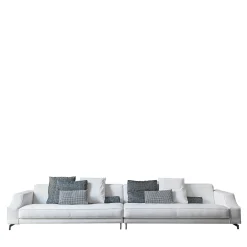 Divano in Tessuto Bianco Identity*Vibieffe Outlet