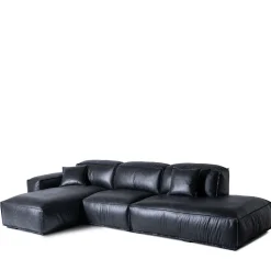 Divano Modulabile Placido in Pelle Antracite*Mantellassi 1926 Best