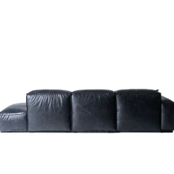 Divano Modulabile Placido in Pelle Antracite*Mantellassi 1926 Best