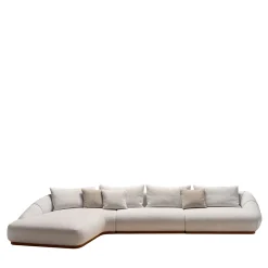 Divano Modulare ad angolo Manila Bianco di Palomba + Serafini*Ferri 1956 Hot