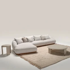 Divano Modulare ad angolo Manila Bianco di Palomba + Serafini*Ferri 1956 Hot