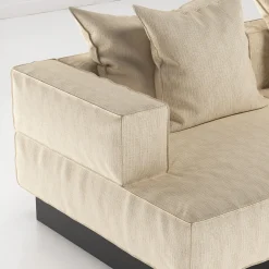 Divano Modulare in Tessuto Dedar Grand Natte' Bianco Moonage Daydream*Giopagani