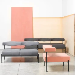 Divano Momo 3 posti grigio*Sitia Discount