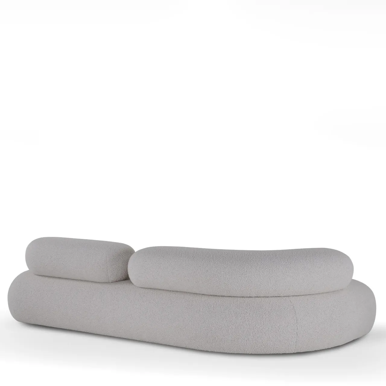 Divano Nefelibata bianco in jacquard bielastico*Adrenalina Best