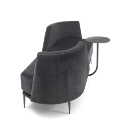 Divano Pergy Vis-à-Vis nero*Sitia