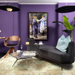 Divano Pergy Vis-à-Vis nero*Sitia