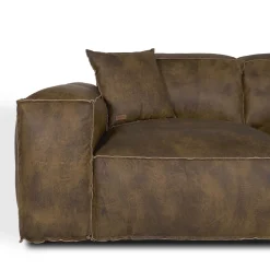 Divano Placido in Pelle Marrone*Mantellassi 1926 Sale