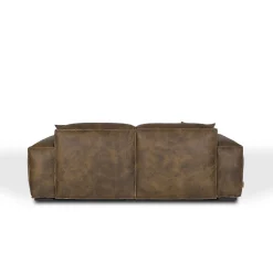 Divano Placido in Pelle Marrone*Mantellassi 1926 Sale