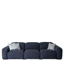 Divano Placido in Tessuto Blu a 3 Posti*Mantellassi 1926 Outlet