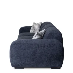 Divano Placido in Tessuto Blu a 3 Posti*Mantellassi 1926 Outlet