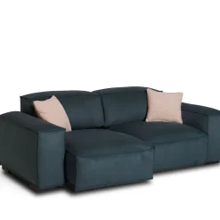 Divano Placido in Tessuto Blu Verde Petrolio*Mantellassi 1926 Discount