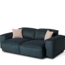 Divano Placido in Tessuto Blu Verde Petrolio*Mantellassi 1926 Discount