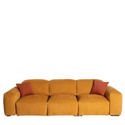 Divano Placido in Tessuto Giallo a 3 Posti*Mantellassi 1926 Best