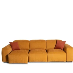 Divano Placido in Tessuto Giallo a 3 Posti*Mantellassi 1926 Best