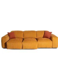 Divano Placido in Tessuto Giallo a 3 Posti*Mantellassi 1926 Best