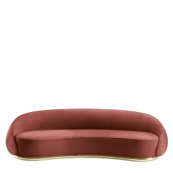 Divano rosso Abbracci di Lorenza Bozzoli*Ghidini 1961 Sale