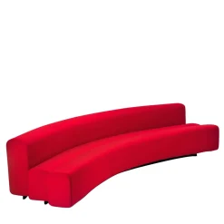 Divano rosso Osaka di Pierre Paulin*La Cividina Outlet