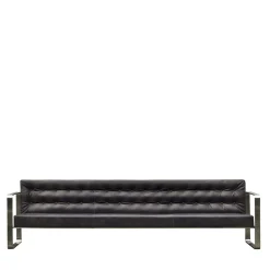 Divano T33 nero di Franco ALbini*Officina Della Scala Discount