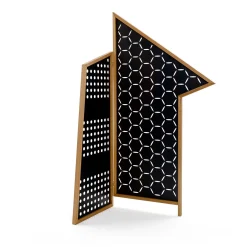 Divisorio per ambienti con schermo pieghevole Opto - Nero*Colé New