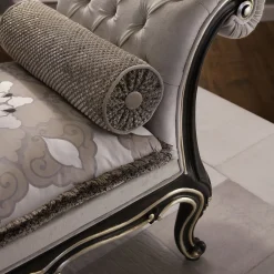 Dormeuse a foglia d'argento*Ros Italia Interiors Outlet