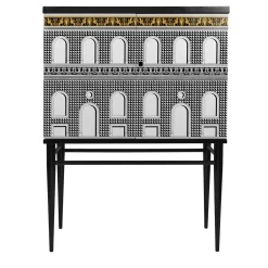 Facciata Quattrocentesca Rialzata Piccolo Armadietto #1*Fornasetti Hot