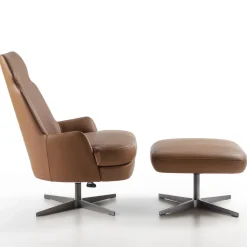 Forma Bergere girevole in pelle*Carpanelli