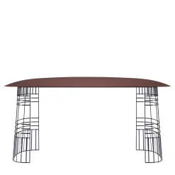 Gazebo rettangolare Dolmen di Margherita Rui*Dante Negro Discount