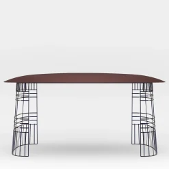 Gazebo rettangolare Dolmen di Margherita Rui*Dante Negro Discount