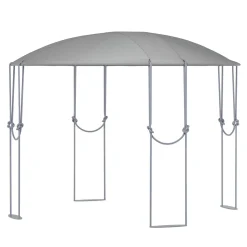 Gazebo rotondo in ferro Corda Rugiada di Zanellato&Bortotto*Dante Negro