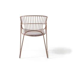 Giappone Sedia in acciaio marrone*Sitia New