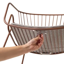 Giappone Sedia in acciaio marrone*Sitia New