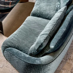 Holden Divano in Tessuto Ottanio*Visionnaire Outlet