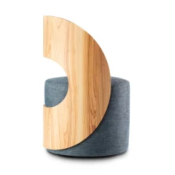 Hug Blue Lounge chair di Luigi Maggiore*Barba Design Sale