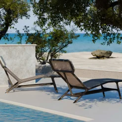 Joyce Chaise Longue nera*Morelato Sale