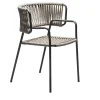 Klot SP Sedia grigia e nera di AM Studio*Chairs & More Best