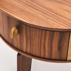 Lerici Comodino rotondo Canaletto*Casa Covre Sale