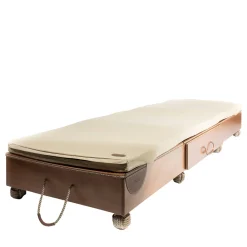 Lettino in legno con materassino beige*Marricreo Clearance