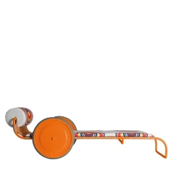 Lettino Locus Solus arancione di Gae Aulenti*Exteta New