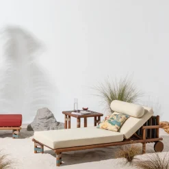 Lettino per esterni Lignes in legno*Il Giardino di Legno Hot