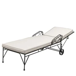 Lettino Prendisole Imbottito in Ferro*Bronzetto Discount