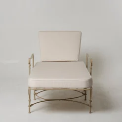 Lettino reclinabile per esterni in ferro Lotus*DMG Fiesole Sale